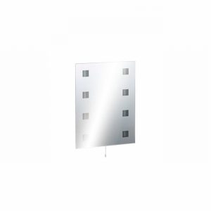 Mirror Light Rect & Shaver Socket 600x450mm D