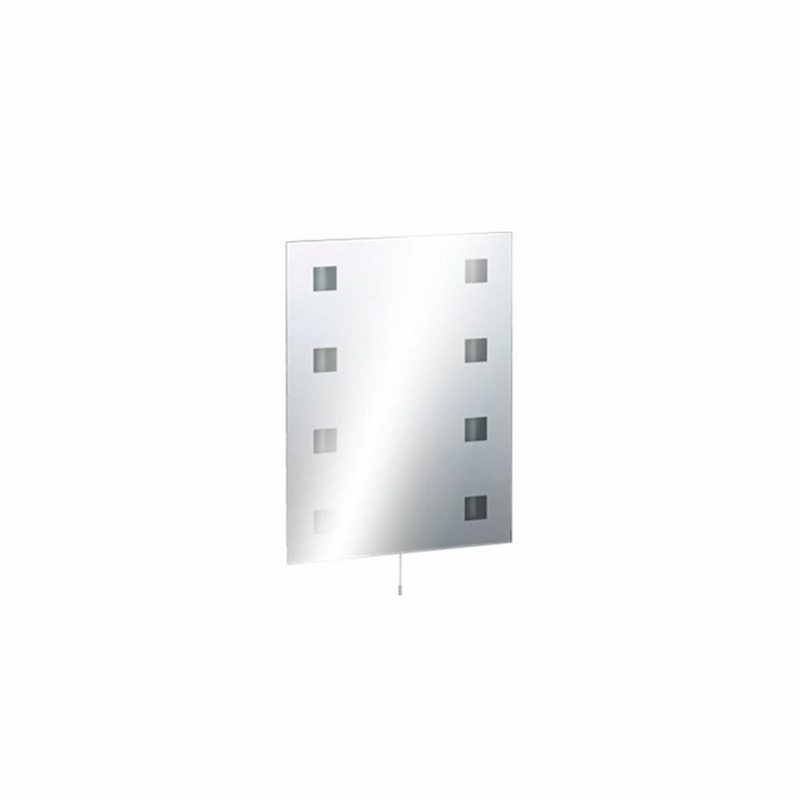 Mirror Light Rect & Shaver Socket 600x450mm D