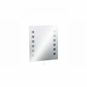Mirror Light Rect & Shaver Socket 700x600mm D