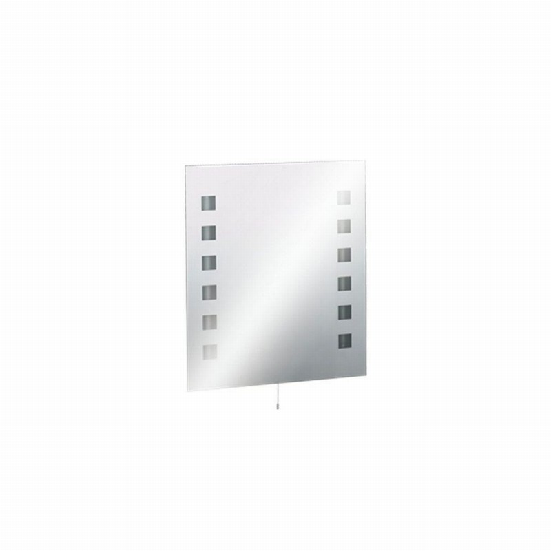 Mirror Light Rect & Shaver Socket 700x600mm D