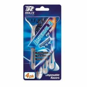 Razor Disposable ROLLS Razor Imperial 3 x 4