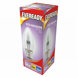 Lamp Eco Halogen Candle 33>40Watt BC [+B]