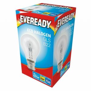 Lamp Eco Halogen GLS 48>60Watt BC