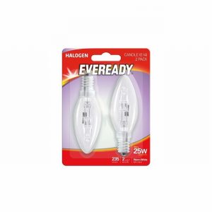 Lamp Eco Halogen Candle 20>25Watt SES x2