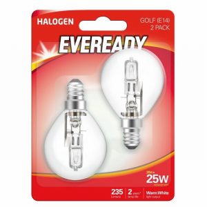 Lamp Eco Halogen Golf 20>25Watt SES x2