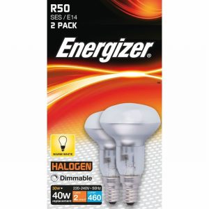 Lamp Eco Halogen Reflector 33>40Watt SES R50 x2