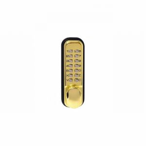 Lock Coded Brass Int./Ext. with Holdback