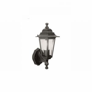 Lantern 6 Sided Up Black