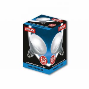 Lamp Heat/Light Hard Glass 250Watt ES