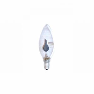 Lamp Candle Clear Flicker SES 3watt