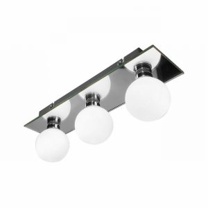 Bathroom Light Fitting SHOMIN Glass & 3 Shades IP44