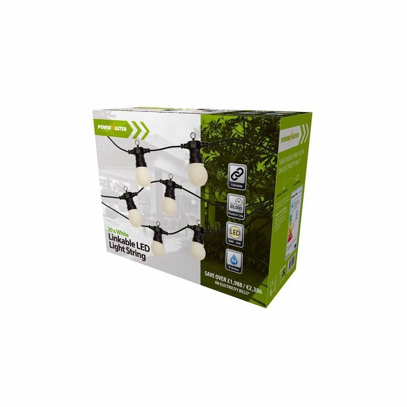 Outdoor Light Kit 20 White LED Linkable