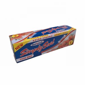 Food Sandwich & Freezer Bag 20x18 Slide Seal x8