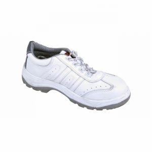 Trainer Painters Steel Toe Cap Leather Size 6 White