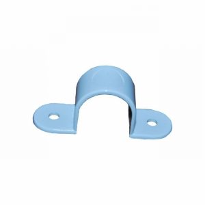 Conduit Saddle 20mm Round White