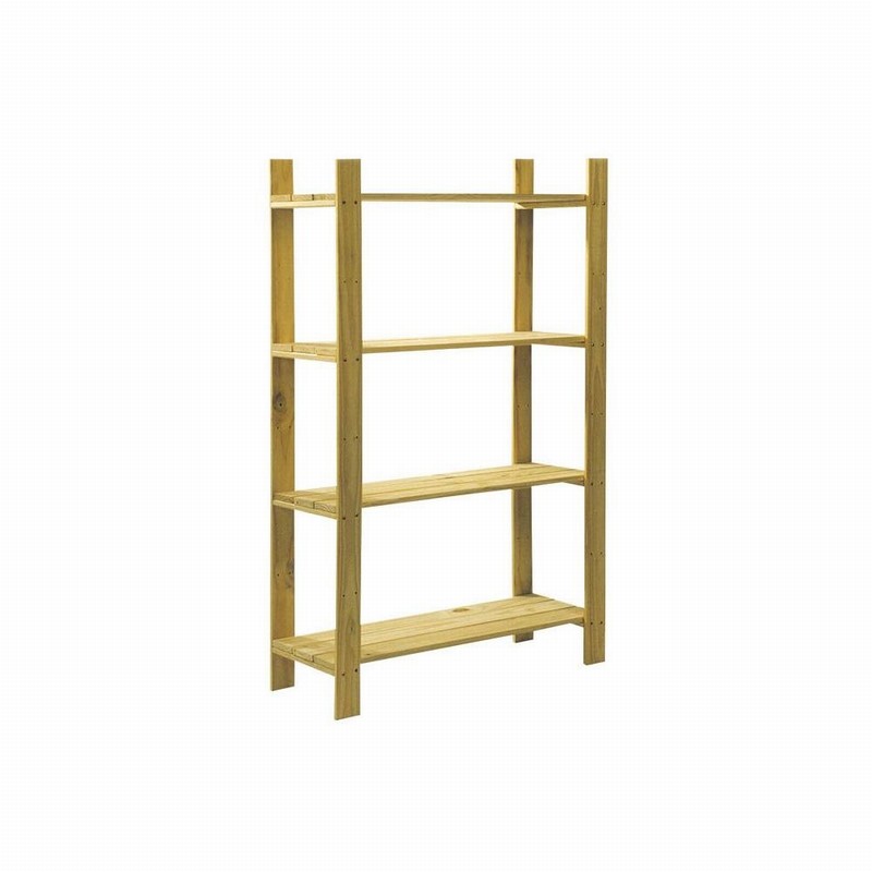 Unit 4 Shelf 1200x800x300mm Natural Pine