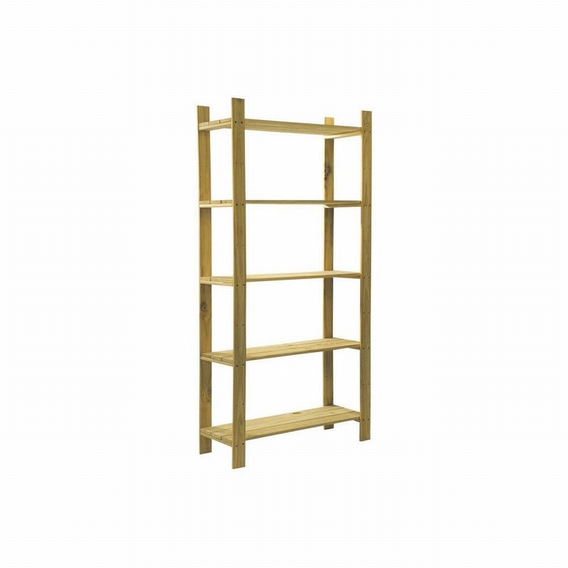 Unit 5 Shelf 1600x800x300mm Natural Pine