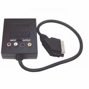 Scart Adaptor 1in 2out + Phono