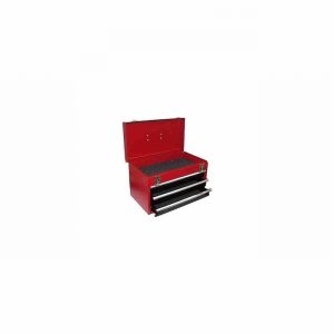 Tool Box 3Drawer Metal 43x24x27cm Red