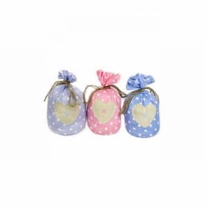 Door Stop Pastel Spot & Heart Design