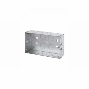 Box 2gang 35mm Galvanised