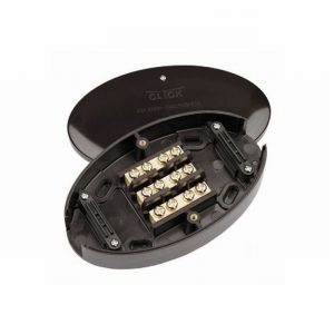 Junction Box 60Amp 3Terminal Brown