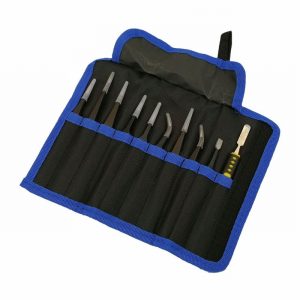 Tweezers WARRIOR 10Pce. Set in Case