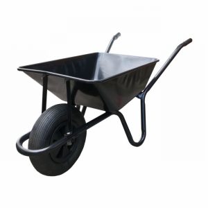 Wheelbarrow 90Ltr. Black Pneumatic Tyre SS D