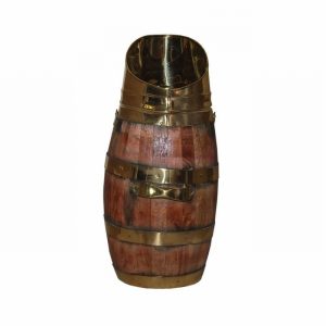 Coal/Anthracite Hod Wood & Brass 76cm(30")High