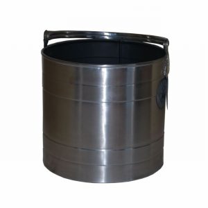 Coal Bucket SS Straight Sided