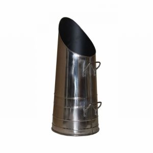 Coal/Anthracite Hod Polished Steel 46cm(18")High