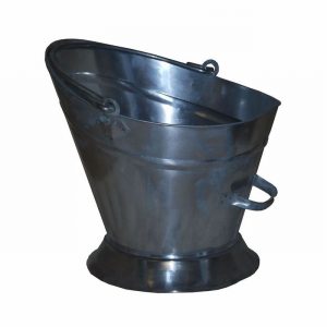 Coal Bucket Waterloo Polished Steel 32cm(12.5")High