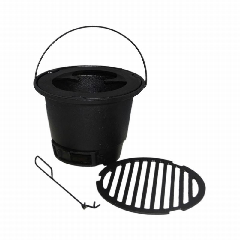 Barbecue BBQ Round Bucket Patt. & Potjie Cooker1.2<6Ltr.
