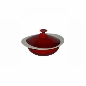 Stock Pot Oval O>T 31x26x8 En Red L