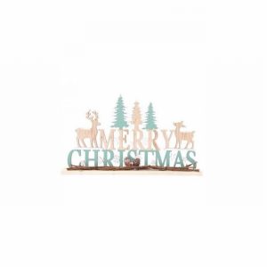 Christmas Sign Sage 32x15.5cm