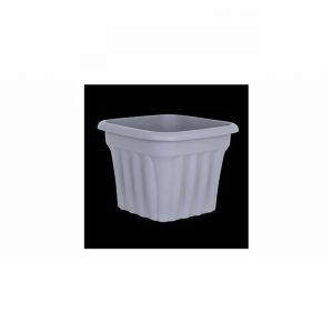 Planter VISTA 40cm Square Grey