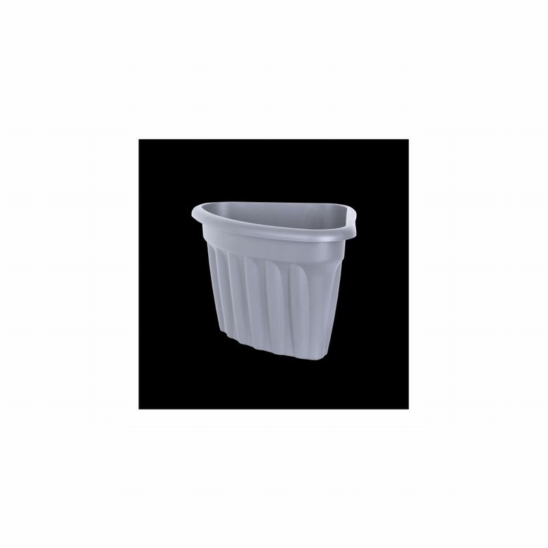 Planter VISTA 40cm Corner Grey