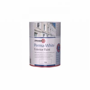 Paint Self Priming PERMA-WHITE Ext.Satin 1Ltr.Scrubbable