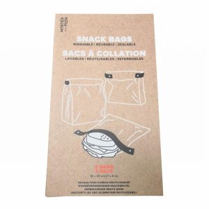 Food Snack Bags Reusable & Washable x3 Ass.