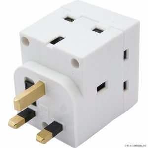 Adaptor 3way 13amp Fused