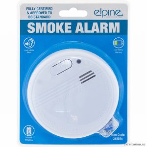 Smoke Alarm ELPINE 9Volt PP3 Inc.