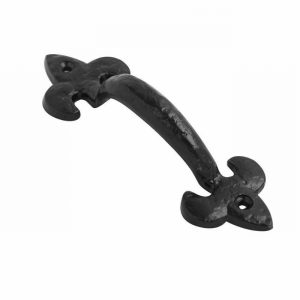 Antique Black Handle Pull Heavy 4"