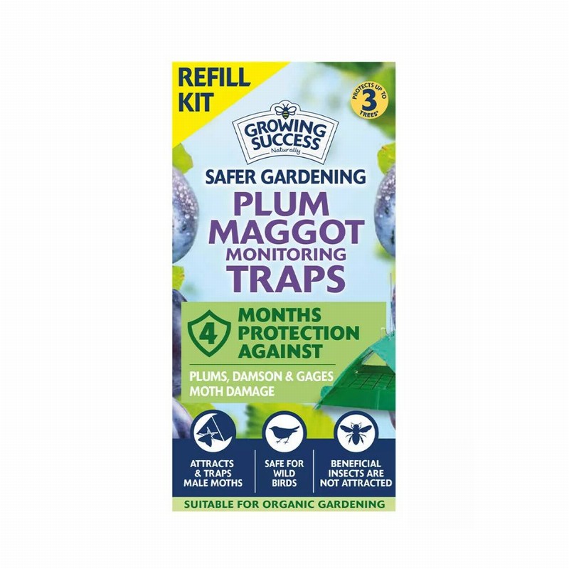 Plum + Maggot Trap Refill Only GROWING SUCCESS