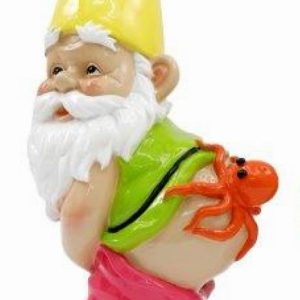 Ornamental Gnome 26.5cm Bright Beach Bum OCTOPUS