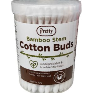 Cotton Buds x100 Bamboo Stem Enviromentally Friendly