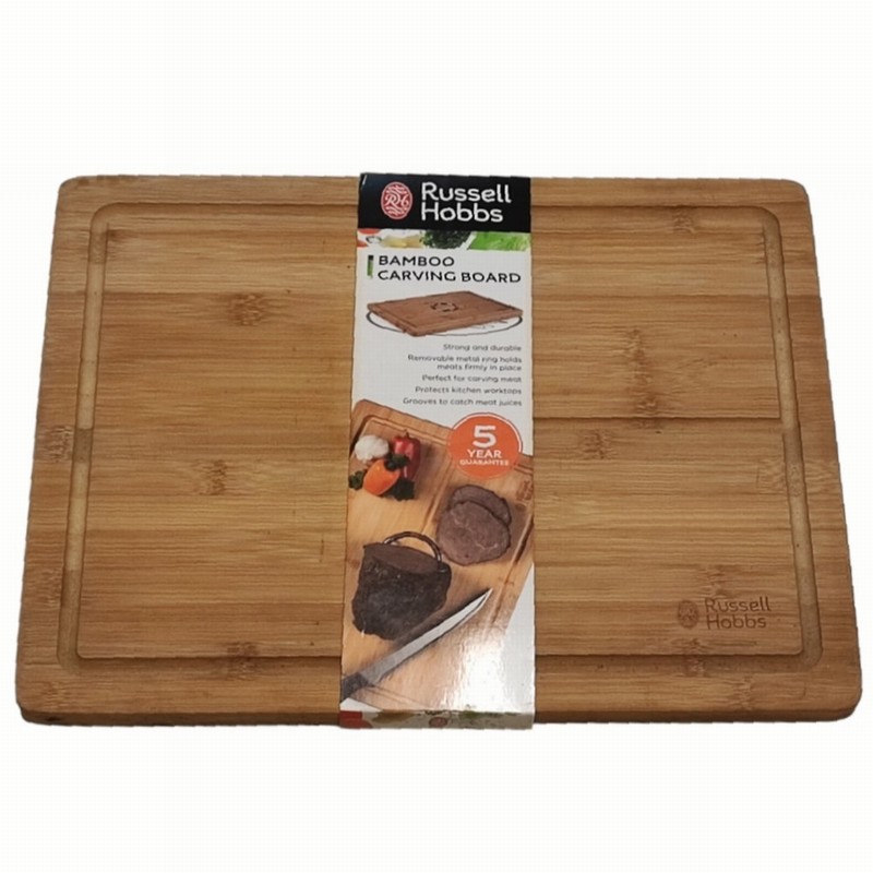 Chopping Board R.HOBBS Bamboo 40x30cm & Meat Ring D