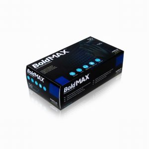 Gloves Nitrile P/Free Black Text. 6Mil XL x50 Food Safe  [*]