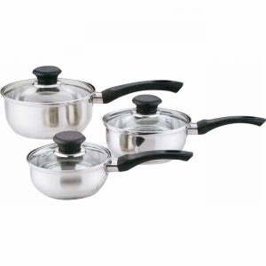 Prima Kitchenware 6 Piece Stainless Steel Saucepan Set