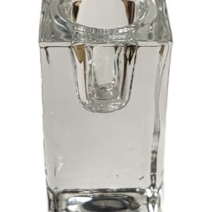 Candle Holder BOLSIUS Dinner ICE Glass 80x40mm