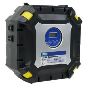 Compressor 12Volt Mini Tyre Inflator & Cob LED Light
